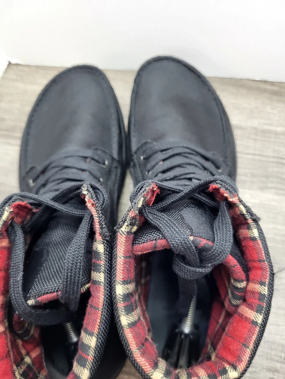 Lems Boulder Minimalist Walking Boots Black Men’s Size 13 No Insoles